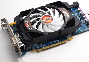 3D-карта Inno3D GeForce GTX550Ti Vision<sup>3</sup> поддерживает три монитора одновременно