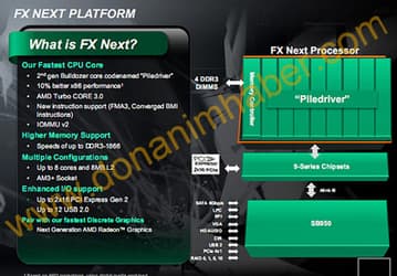 Первые данные о производительности процессоров AMD Piledriver, которые войдут в платформу FX Next