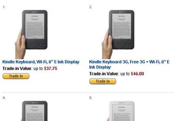 Amazon начинает выкупать назад старые электронные книги Kindle