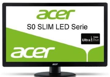 В тонких мониторах Acer S0 используются панели типа TN и светодиодная подсветка