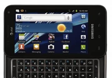 Смартфон Samsung Captivate Glide получил выдвижную QWERTY-клавиатуру