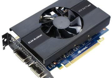 3D-карта ELSA Gladiac GTX 560 Ti mini на 59 мм короче референсного образца
