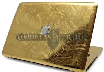 В Computer Choppers придумали покрыть Macbook Pro чистым золотом 