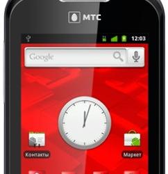 МТС 955 – новый смартфон на Android 2.3