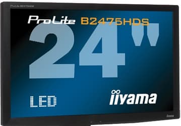 Время отклика мониторов iiyama ProLite E2475HDS-1 и B2475HDS-1 с технологией OverDrive достигло 2 мс
