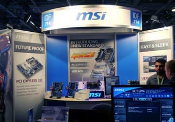 IDF 2011: Системные платы MSI и информация о выходе GPU NVIDA и AMD с поддержкой PCI Express 3.0 