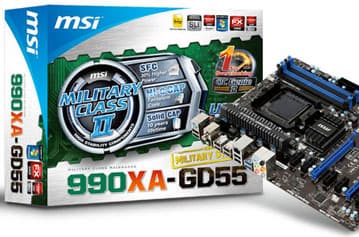 MSI готовит материнскую плату  990XA-GD55 на чипсете AMD 990X для процессоров AMD серии FX 
