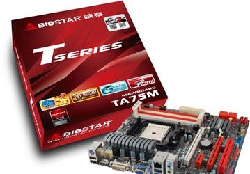 BIOSTAR начинает продажи системных плат TA75M с процессорным гнездом AMD FM1