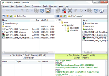 FlashFXP v.4.1.1 - качественный и удобный FTP-клиент