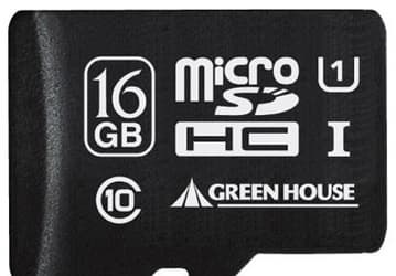 Карточки Green House microSDHC имеют маркировку UHS-I