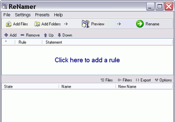 ReNamer v.5.72 - бесплатная утилита для пакетного переименования файлов