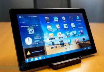 Планшет Samsung Series 7 Slate работает под управлением Windows 7