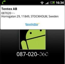 TrueCaller 2.55 для Android позволяет выяснить, кто звонит