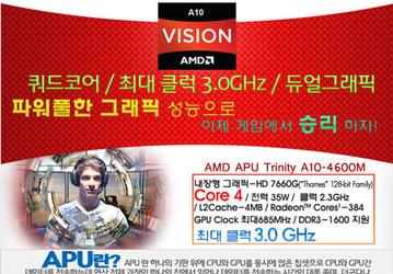 Появились данные о графической производительности APU AMD A10-4600M