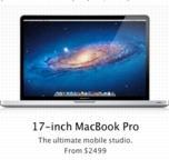 Выпуск 17-дюймовой модели MacBook Pro может быть прекращен из-за падения спроса