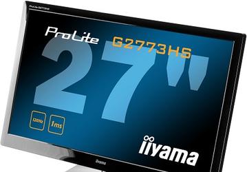 Монитор iiyama ProLite G2773HS поддерживает кадровую частоту 120 Гц и время отклика 1 мс