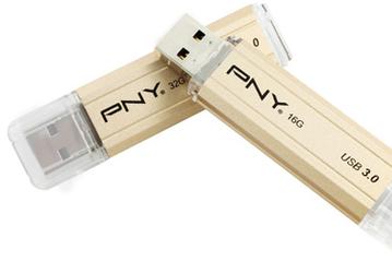 «Флэшка» PNY Bar Attaché с поддержкой USB 3.0 обладает классическим дизайном