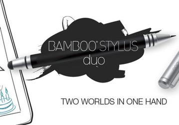 Перо Wacom Bamboo Stylus duo подходит к Apple iPad и планшетам с ОС Android и может заменить ручку