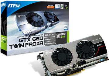 Разогнанная 3D-карта MSI GTX 680 Twin Frozr /OC получилась тише и холоднее референсного образца