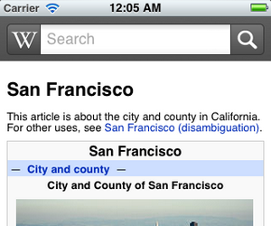 Энциклопедия Wikipedia Mobile 3.2. для iOS