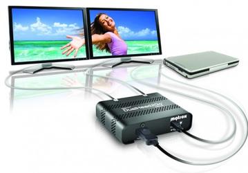 Адаптеры Matrox DualHead2Go позволяют подключить два дисплея с интерфейсом DVI