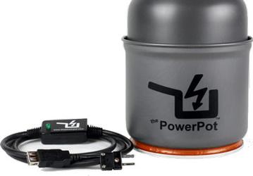 Тепловой электрогенератор PowerPot V позволит заряжать батареи мобильных устройств в походах