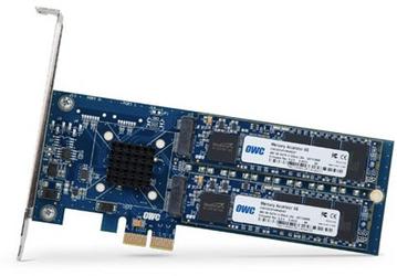 OWC Mercury Accelsior — первый загрузочный SSD с интерфейсом PCI Express для Apple Mac