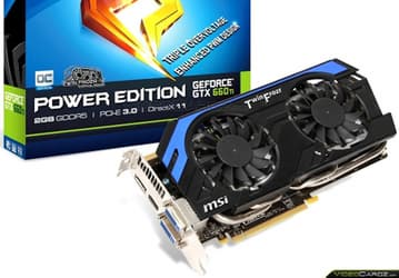 Появились изображения и спецификации видеокарты MSI GeForce GTX 660 Ti Power Edition