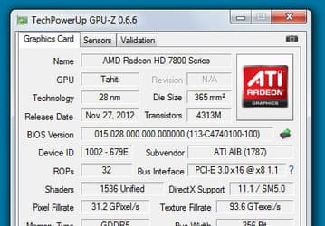 3D-карту Radeon HD 7870 (Tahiti LE) можно использовать в режиме CrossFireX совместно с моделями серии HD 7900