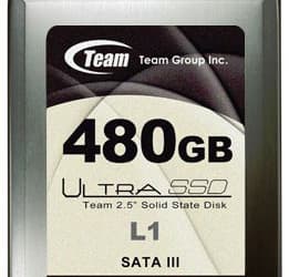 Объем тонких SSD Team Group Ultra L1 достигает 480 ГБ