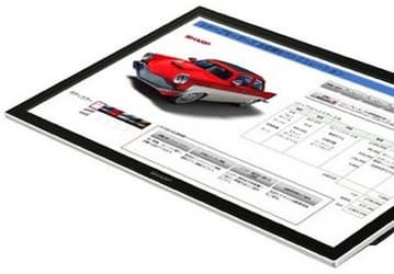 20-дюймовый монитор Sharp LL-S201A поддерживает сенсорный ввод пальцами и пером
