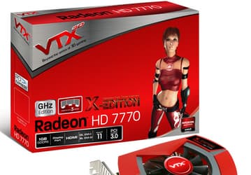 В каталоге VTX3D появилась третья версия 3D-карты Radeon HD 7770 X-Edition