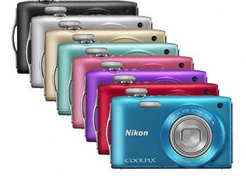Камера COOLPIX S3300 доступна в восьми вариантах цветового оформления 