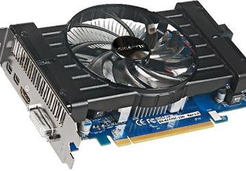 GPU карты GIGABYTE Radeon HD 7770 разогнан до 1100 МГц