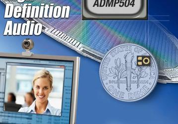 MEMS-микрофон Analog Devices ADMP504 характеризуется очень низким уровнем шума