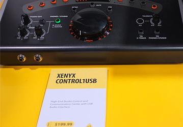 Центр студийного управления и связи Behringer Xenyx Control1USB оснащен четырьмя входами и звуковым интерфейсом USB