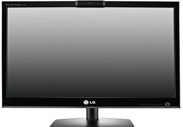 Стереоскопическое изображение на мониторе LG D2500N-PN видно без специальных очков