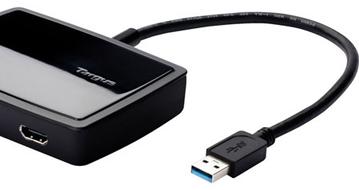 Адаптер Targus USB 3.0 SuperSpeed Dual Video превращает порт USB 3.0  в два цифровых видеовыхода