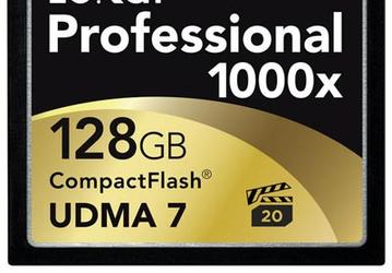 Lexar выпускает первую в отрасли карту памяти CompactFlash с рейтингом скорости 1000x
