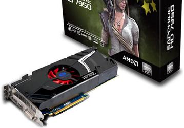 Фото дня: 3D-карта Radeon HD 7950 в исполнении Sapphire с фирменной системой охлаждения с одним вентилятором