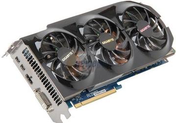 3D-карта Gigabyte Radeon HD 7950 WindForce 3 оснащена системой охлаждения с тремя вентиляторами