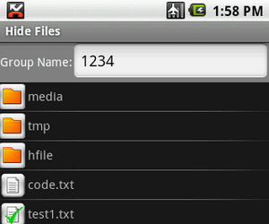 Hide Files 1.2 защищает данные на Android