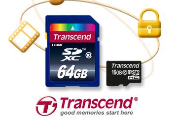 Transcend предлагает карточки памяти, напоминающие диски CD-ROM