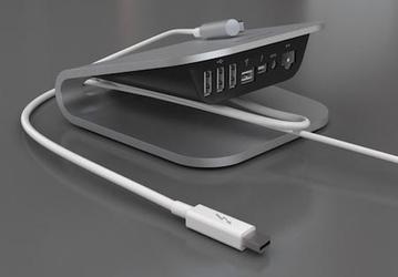 Стыковочная станция Belkin Thunderbolt Express Dock показана на выставке CES 2012