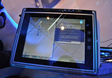 CES 2012: Novero Solana - гибрид планшета и нетбука на платформе Intel Cedar Trail