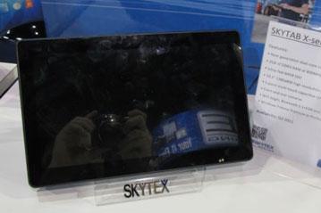 CES 2012: Skytex оснащает Windows-планшет SkyTab X Series процессором Intel Atom N2600