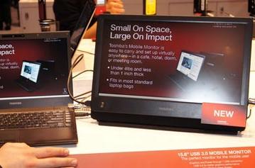 CES 2012: Toshiba демонстрирует портативный дополнительный монитор