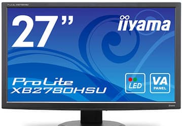 27-дюймовый монитор iiyama ProLite XB2780HSU оснащается панелью типа VA и поддерживает функцию pivot