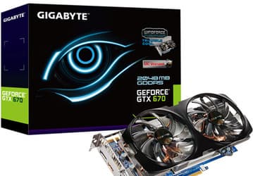 Новая 3D-карта Gigabyte GeForce GTX 670 получила охладитель WindForce 2X