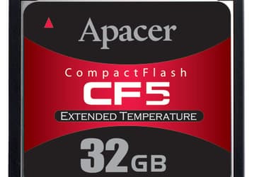 Новые карты памяти Apacer форматов CF и SD рассчитаны на расширенный температурный диапазон